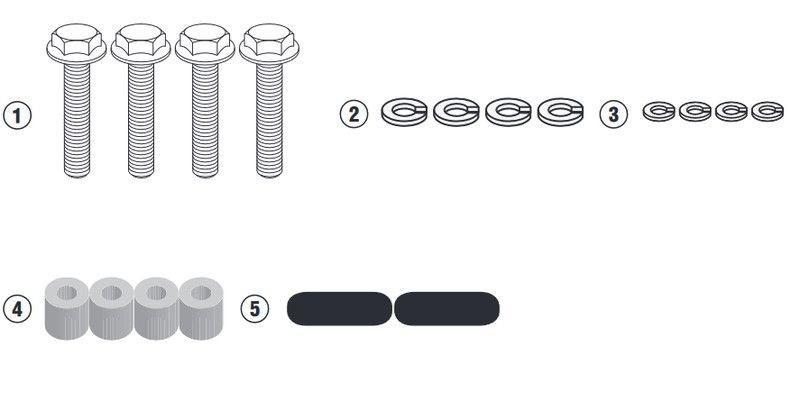 Kit tornilleria yamaha mt-07 tracer (16 > 19) tracer 700 (20 > 21)