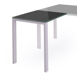 Kit Total Ala 100 x 60 Aluminio/ Cristal Negro