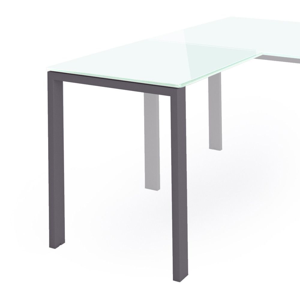 Kit Total Ala 100 x 60 Antracita/  Cristal Blanco