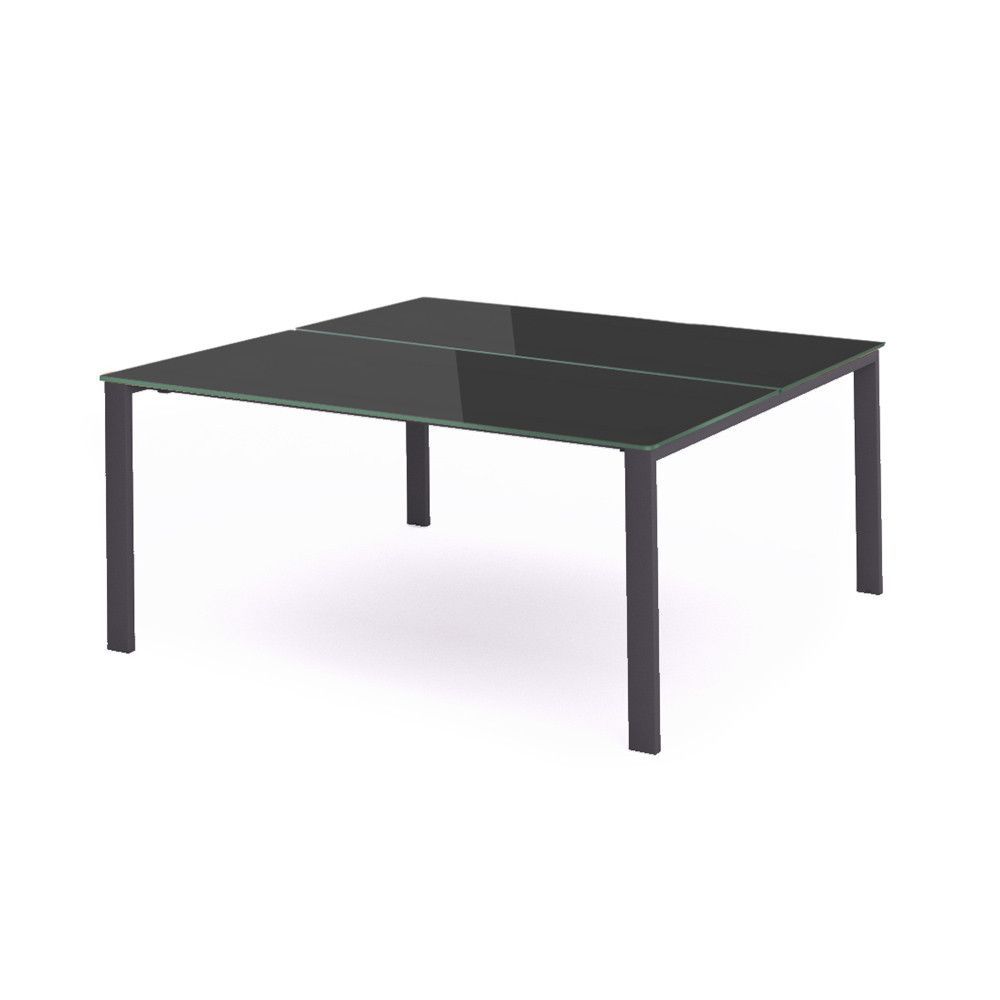 Kit Total Mesa 160 x 163 Antracita / Cristal Blanco