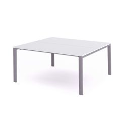 Kit Total Mesa 180 x 163 Aluminio / Blanco