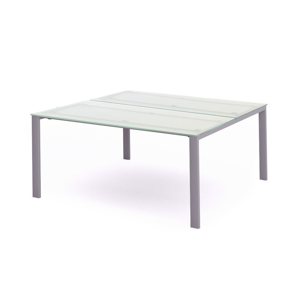 Kit Total Mesa 180 x 163 Aluminio / Cristal