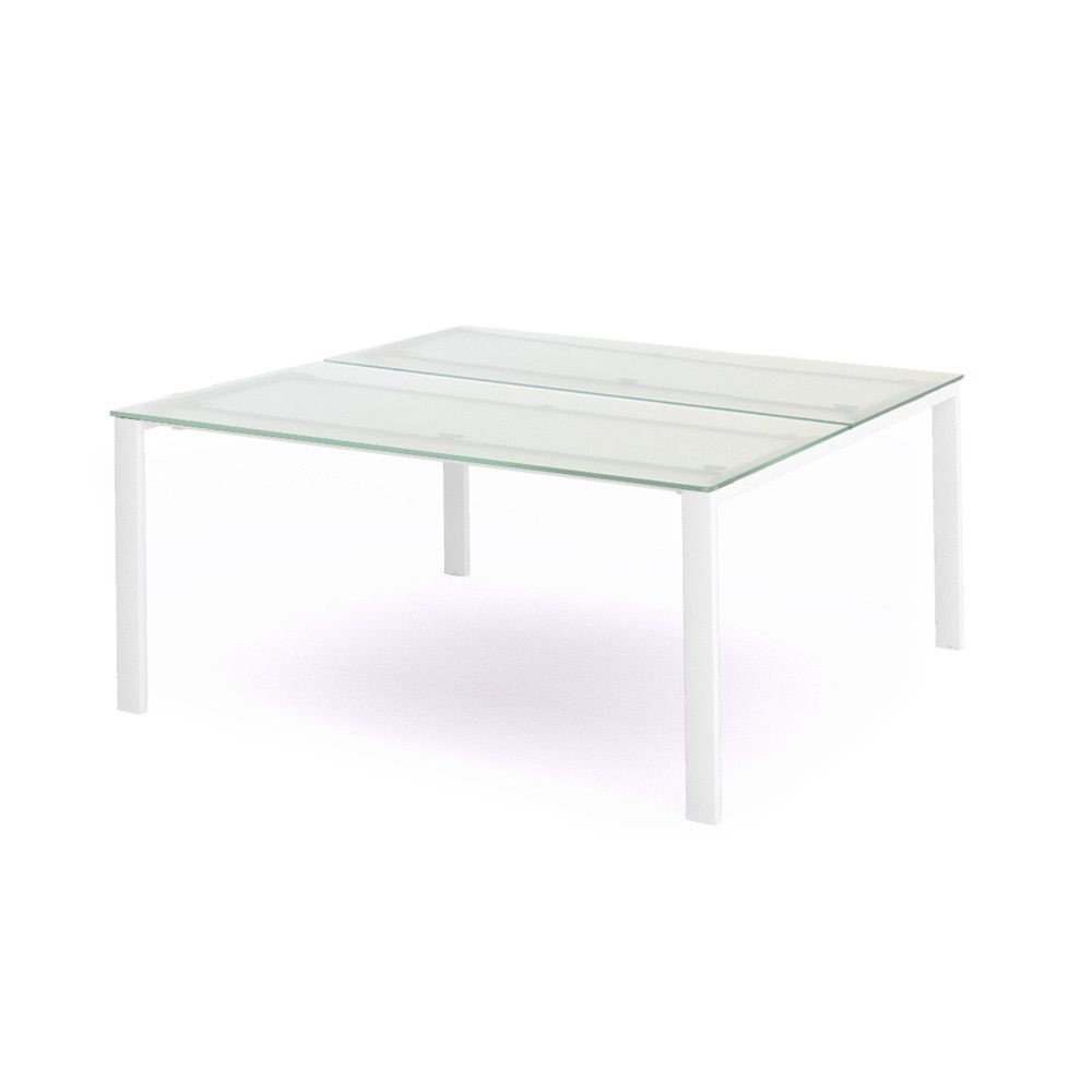 Kit Total Mesa 180 x 163 Blanco / Cristal