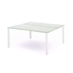 Kit Total Mesa 180 x 163 Blanco / Cristal