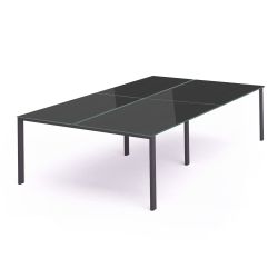 Kit Total Mesa 320 x 163 Antracita / Cristal Negro