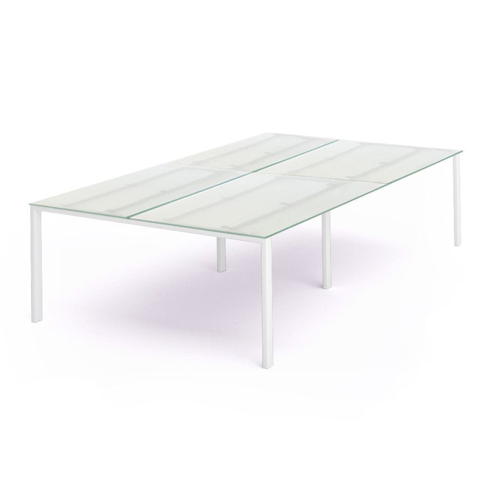 Kit Total Mesa 320 x 163 Blanco / Cristal