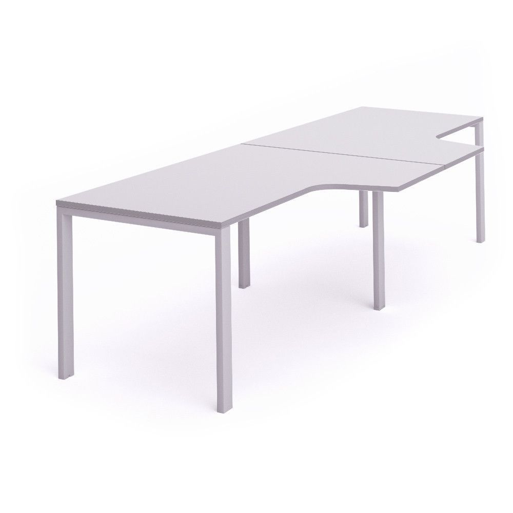 Kit Total Mesa L Doble 320 x 120 x 80  Aluminio / Gris