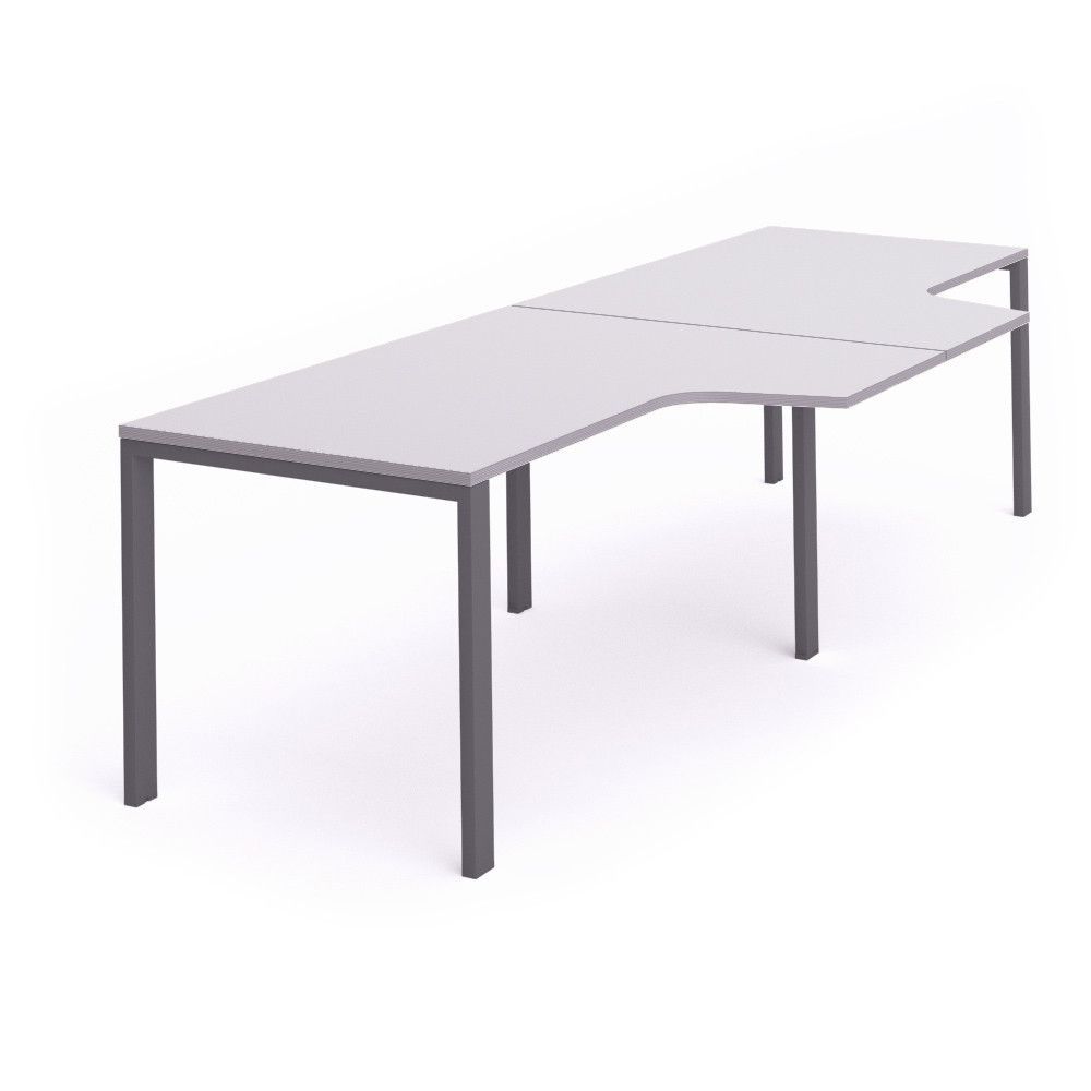 Kit Total Mesa L Doble 320 x 120 x 80  Antracita / Gris