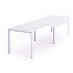 Kit Total Mesa L Doble 320 x 120 x 80  Blanco / Blanco