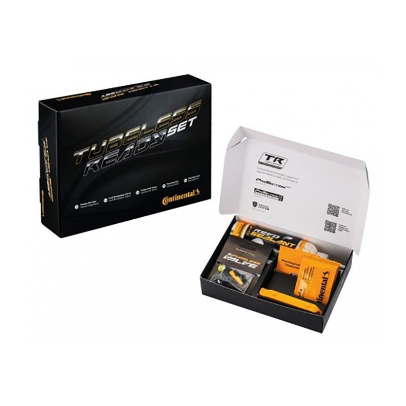 Kit tubeless continental cinta/valvula/sellante 27 mm