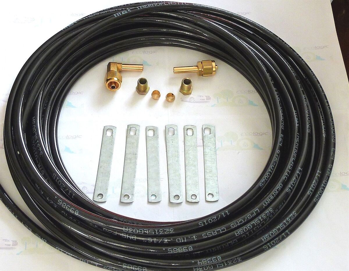 Kit Tuberia Glp Flexible D8Mm 6M Terminal Recto+90º Omvl