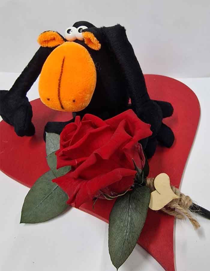 Kit una Rosa con Mono