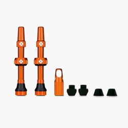 Kit Valvula Muc-Off Tubeless 44 Mm Naranja