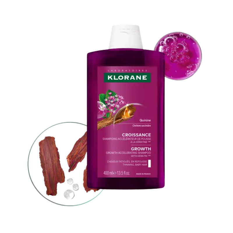 Klorane Champú Acelerador del Crecimiento con Adenosina 400ml – Fortalece