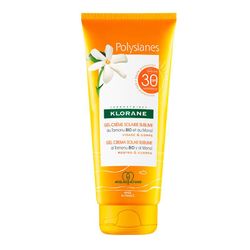 Klorane Polysianes Gel Crema Solar Sublime SPF 30 Rostro Y Cuerpo 1 Envase 200 ml
