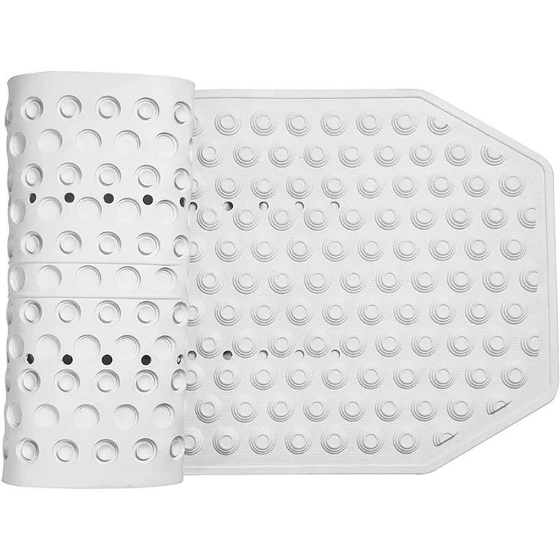 Kmina Alfombrilla Bañera Antideslizante (104x40 cm) Alfombra Ducha Baño Caucho 100% Natural K30013