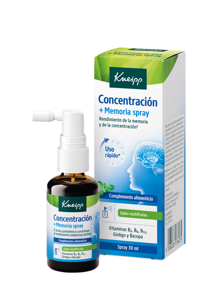 Kneipp Concentración + Memoria Spray 30 ml