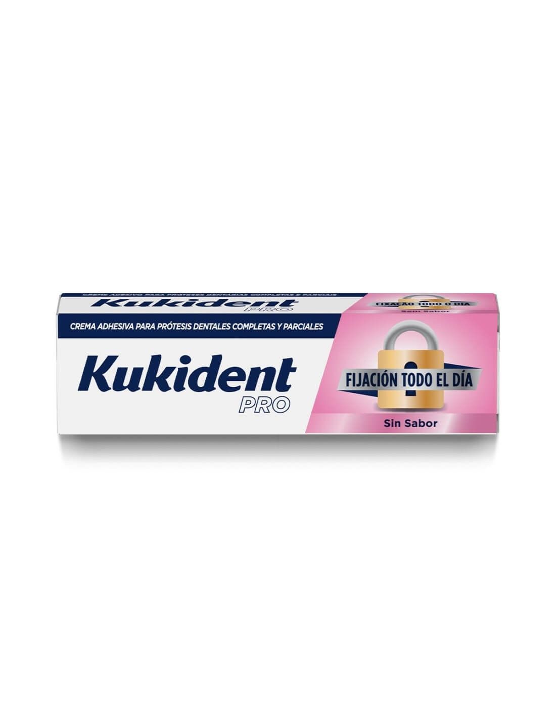 Kukident Pro Fijación todo el día sin sabor 47 gramos