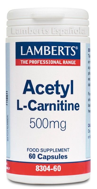 L-Acetil Carnitina 500mg 60 Vcaps