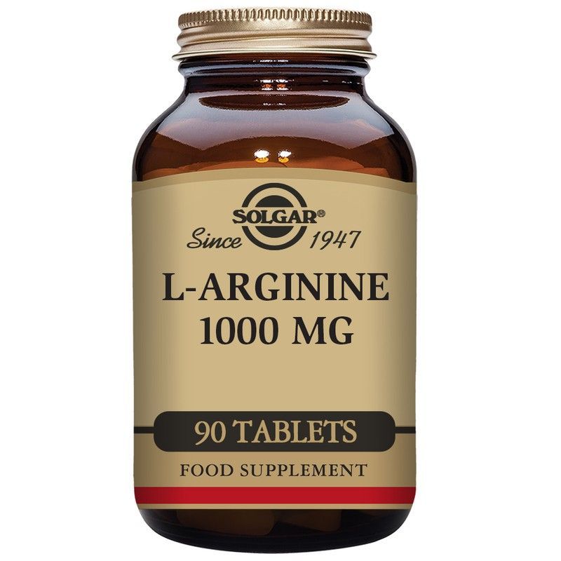 L-Arginina 1000mg 90 Comprimidos Solgar