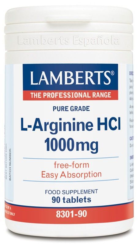 L-Arginina Hci 1000 Mg 90 Tabs
