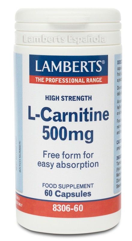 L-Carnitina 500 Mg 60 Caps