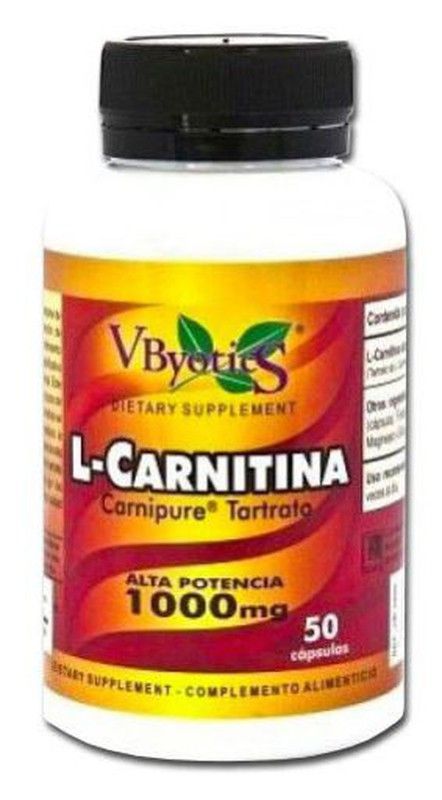 L Carnitina Carnipure 1000 Mg  50 Caps.