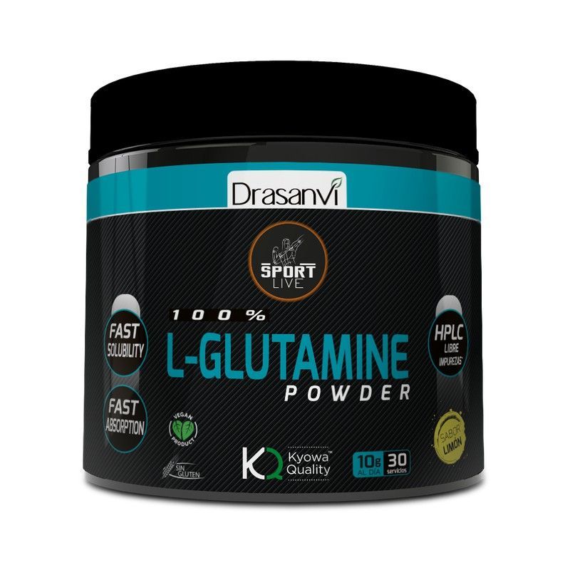 L-Glutamina Sabor Limón Sport Live 300 gr de Drasanvi