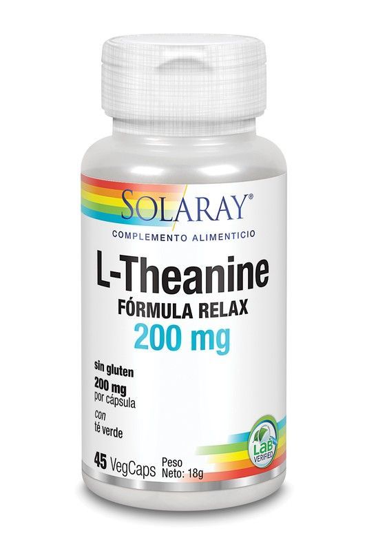 L theanine 200 mg 45 cápsulas vegetales