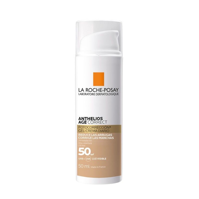 La Roche Posay Anthelios Age Correct Spf50 Con Color Gel-Crema Fotocorrección