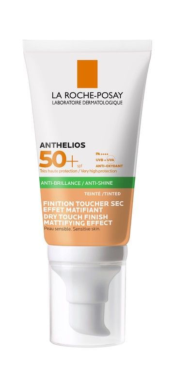 La Roche-Posay Anthelios Toque Seco Con Color Spf50+ Protector Solar Rostro Piel Sensible 50ml