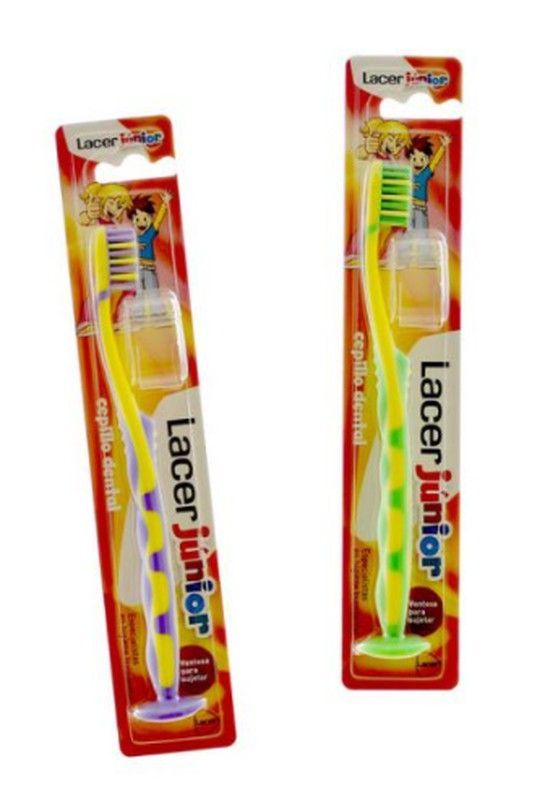 LACER Cepillo dental junior con ventosa