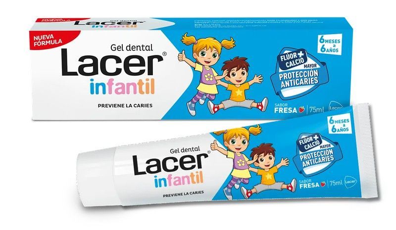 Lacer infantil gel dental fresa