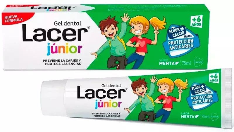Lacer Junior Gel Dental Menta 75 ml