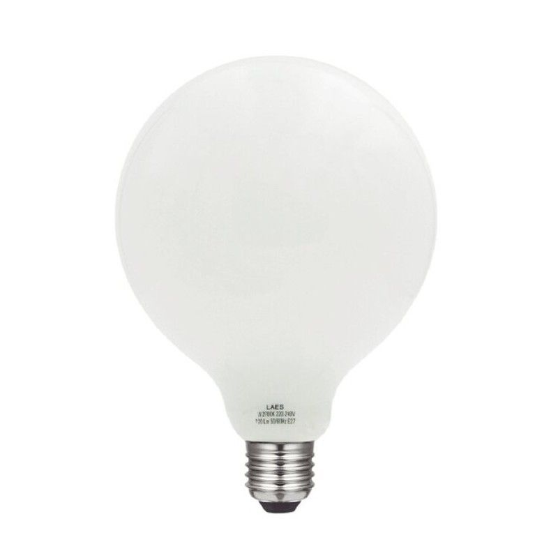Laes  990951  globo 125mm LED full glass 230v 12w 2700k regulable con luz regulable