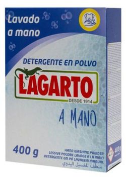 Lagarto Detergente Polvo A Mano 400 Grs