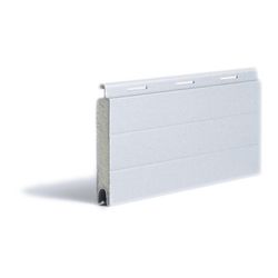 Lama aluminio recta 45mm tira de 2m blanca cambesa