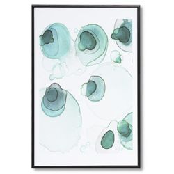 Lámina AGUAS con marco negro, 40x3,5x60 cm