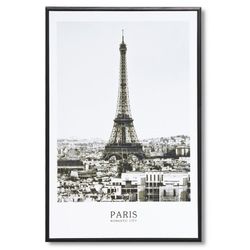 Lámina EIFFEL con marco negro, 40x3,5x60 cm