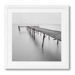 Lámina PIER con marco blanco, 40x3x40 cm