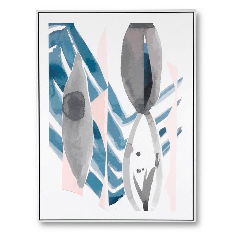 Lámina PIKAS 1 con marco blanco, 60x3,5x80 cm