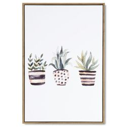 Lámina POTS con marco roble, 40x3,5x60 cm