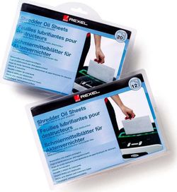 Láminas con lubricante de rexel