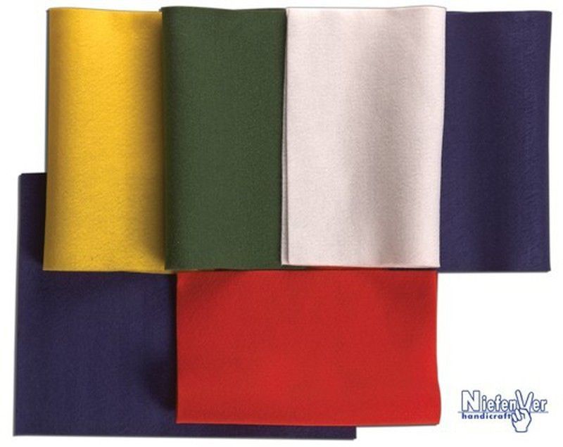 Láminas de fieltro de 21 x 32 cm