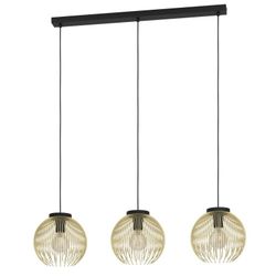 Lampara 3 luces Venezuela Oro-Negro
