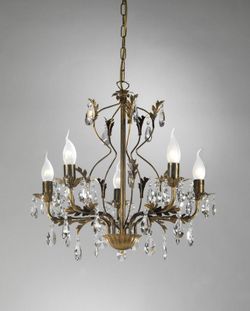 Lampara 5 Luces Serie Teresa Onli