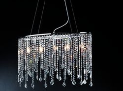 Lámpara Colgante 5 Luces Serie Laila Onli