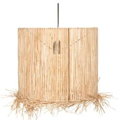 Lámpara colgante en rafia natural Hacienda diám. 36 cm