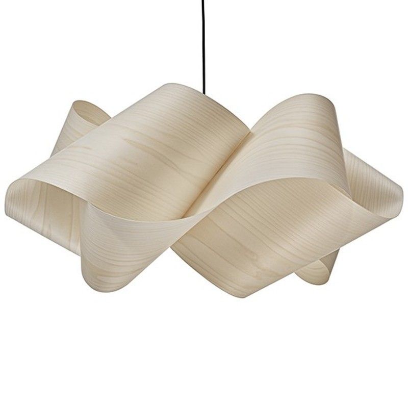 Lámpara colgante LZF Large SWIRL Blanco Mate