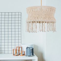 Lámpara colgante Macramé 40D
